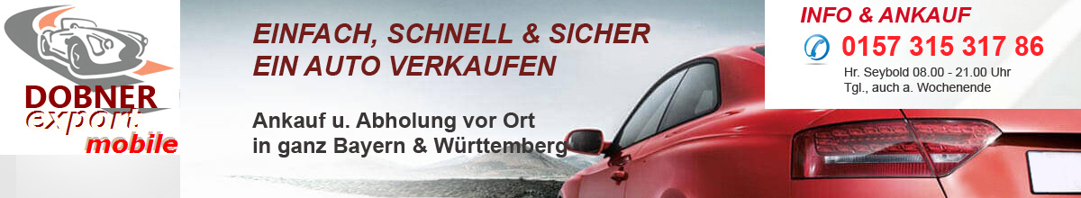 Autoankauf Dieselfahrzeuge in Unterhaching.